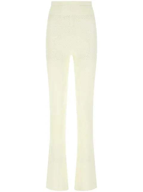 ANDREĀDAMO pantalon évasé à taille haute