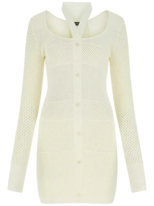 Robe mi-longue en maille stretch - ANDREĀDAMO - Modalova