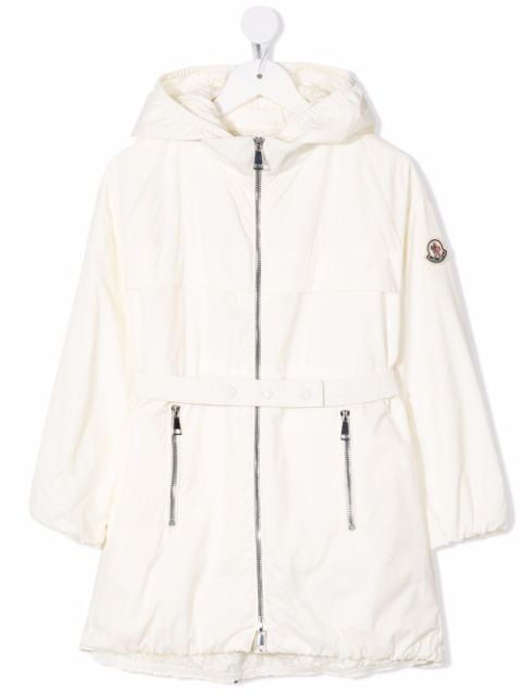 Moncler Enfant zip-up hooded coat