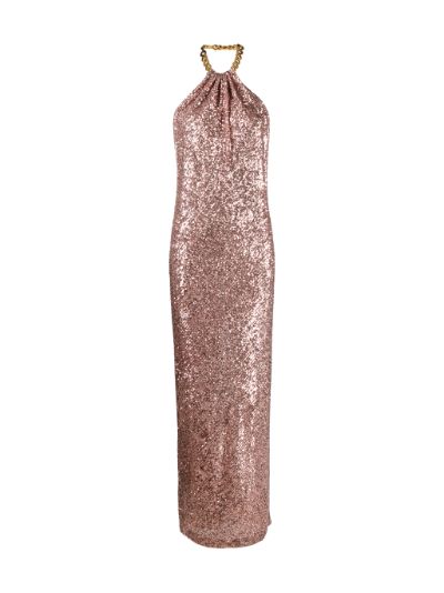 sequinned halterneck evening dress | TOM FORD 