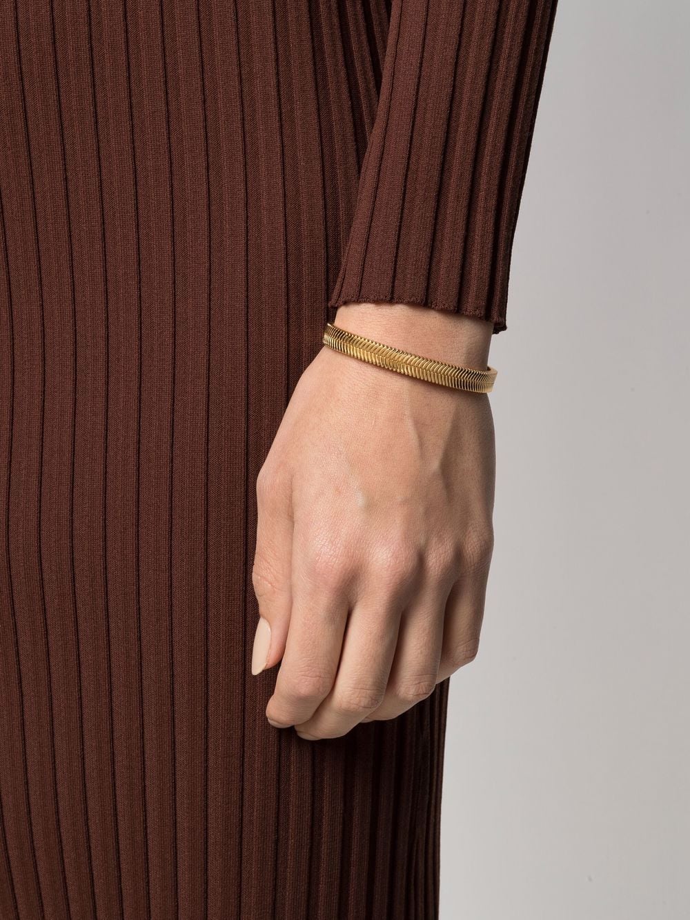 Federica Tosi Armband met textuur - Goud
