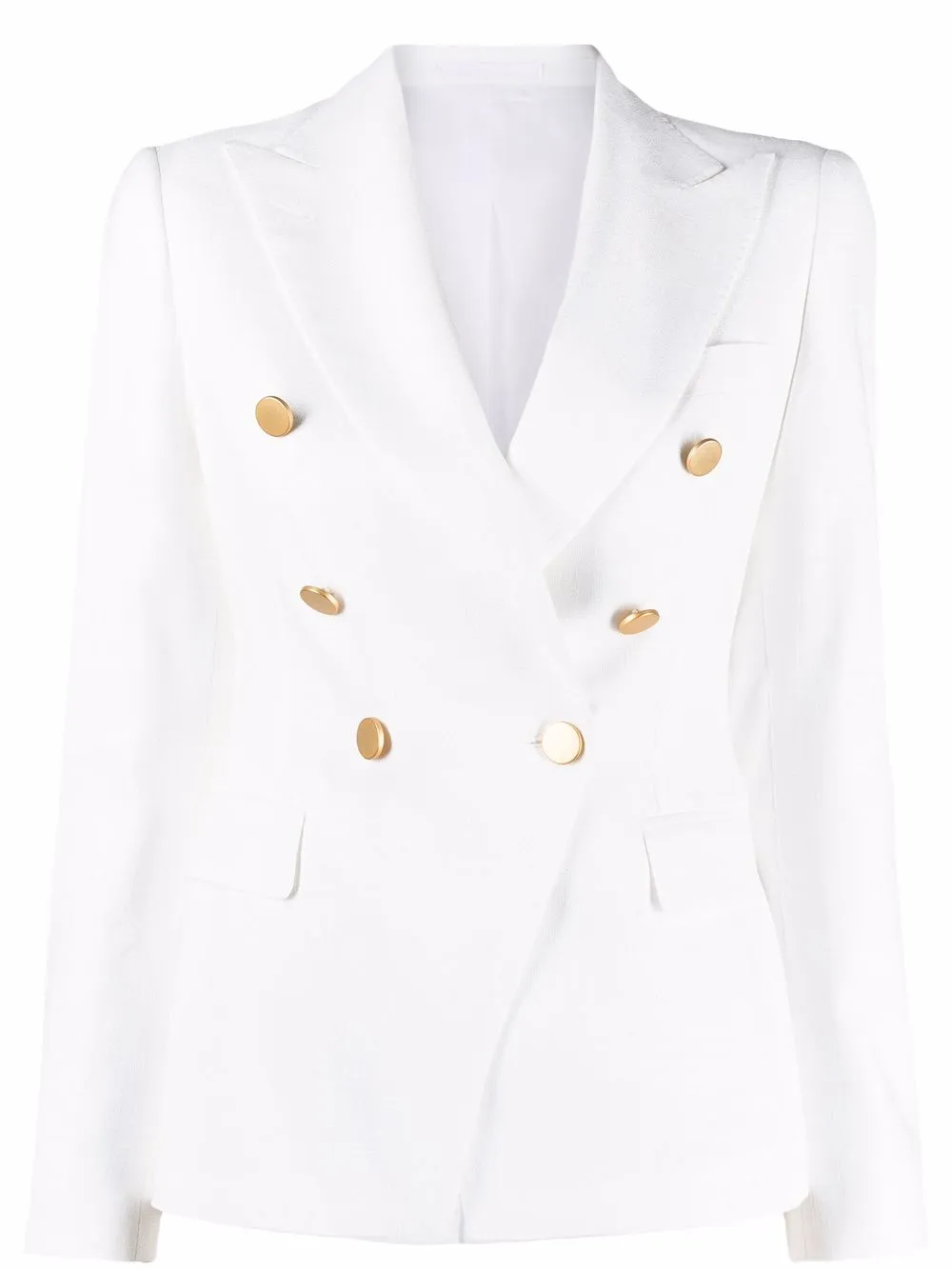 

Tagliatore blazer con doble botonadura - Blanco