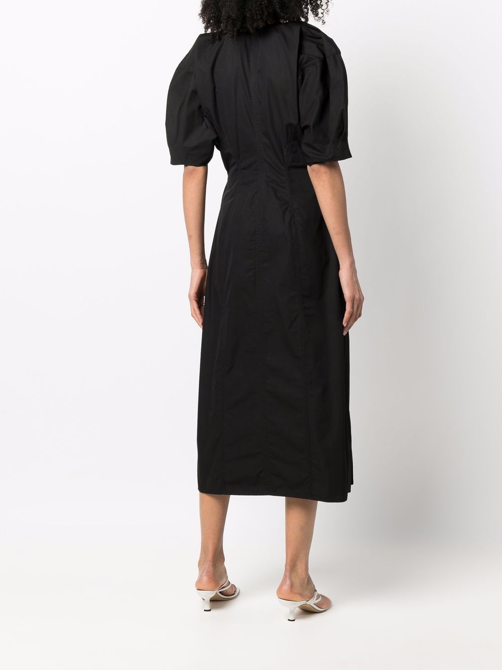 фото Colville short puff-sleeve midi dress