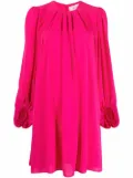 Blanca Vita gathered-detail shift dress - Pink