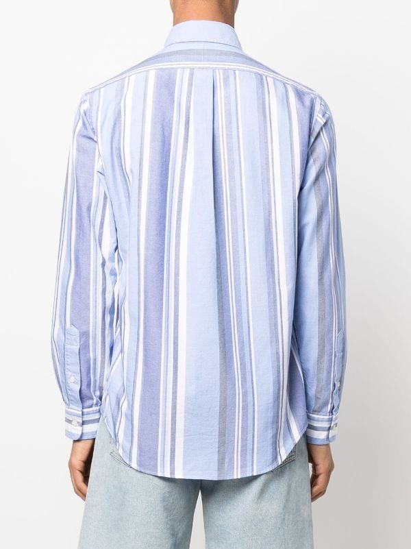 striped cotton oxford fun shirt