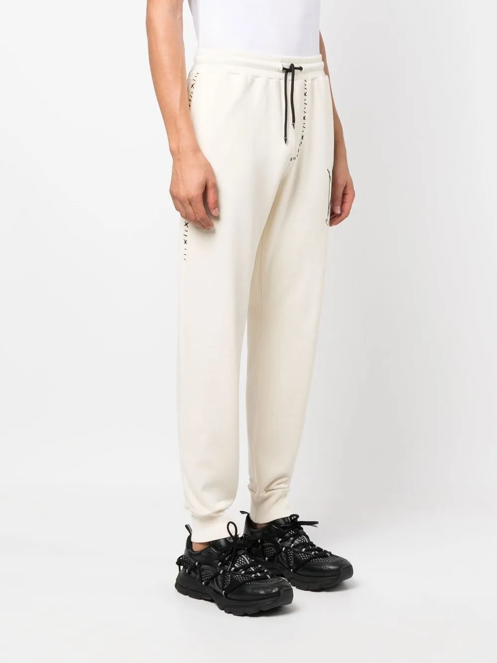 Mjb Marc Jacques Burton Jogginghose Mit Grafischem Print   Nude 