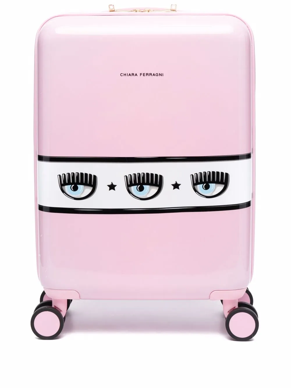 

Chiara Ferragni Logomania hardshell suitcase - Pink