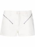 Givenchy zip-pocket mini shorts - White