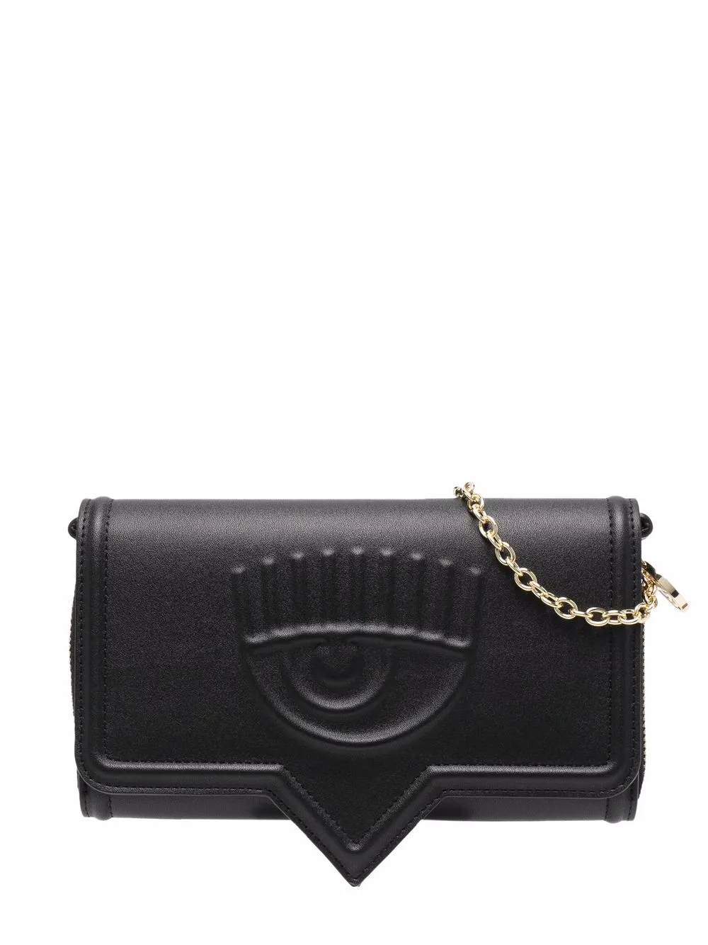 

Chiara Ferragni eye-detail zip-up purse - Black