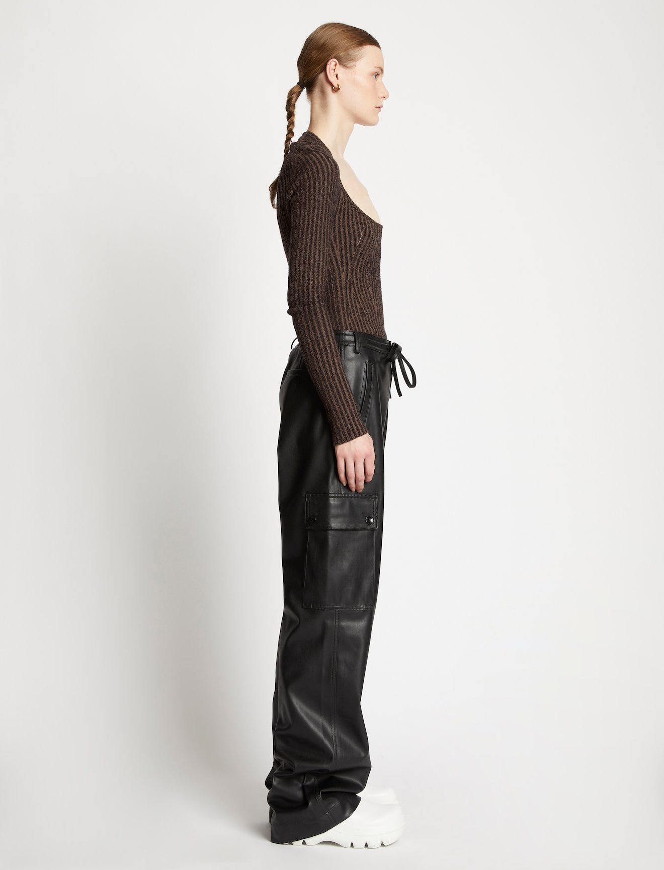 Plaited Rib Scoop Neck Sweater #2