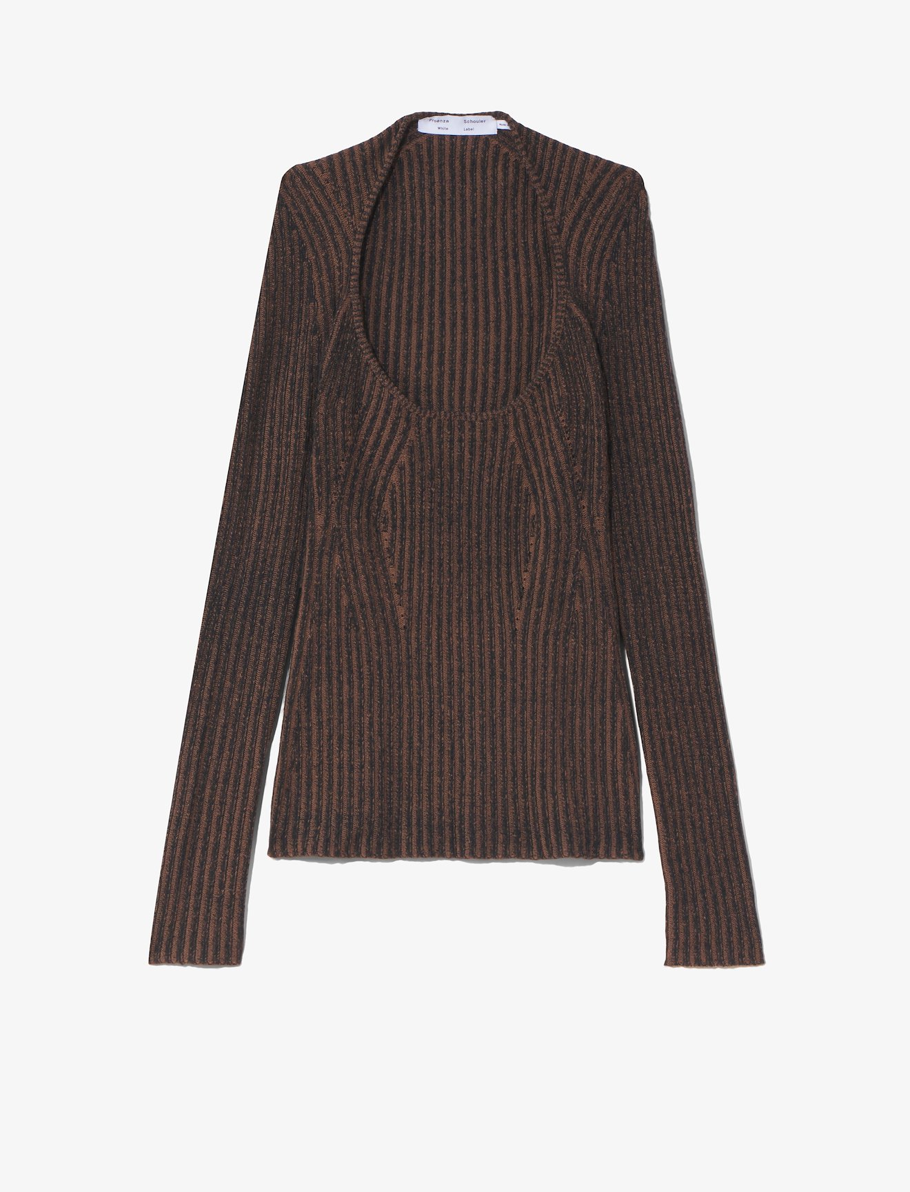 Plaited Rib Scoop Neck Sweater #5