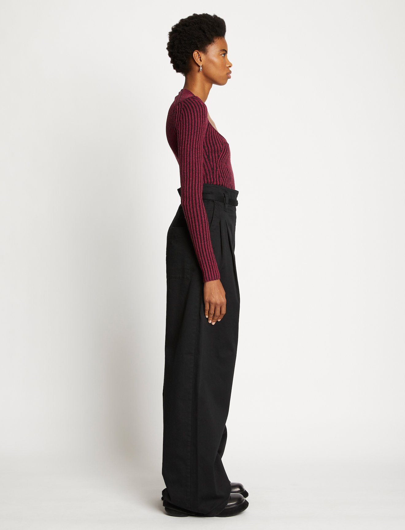 Plaited Rib Scoop Neck Sweater #2