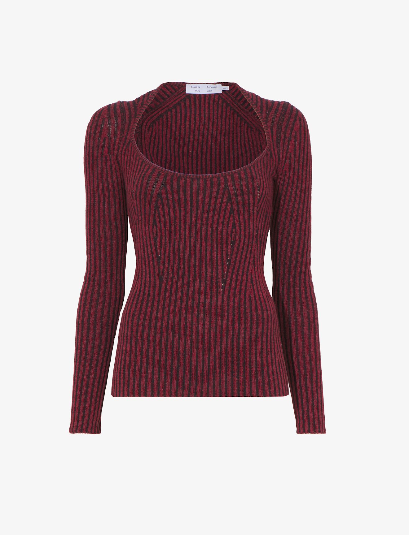 Plaited Rib Scoop Neck Sweater #5