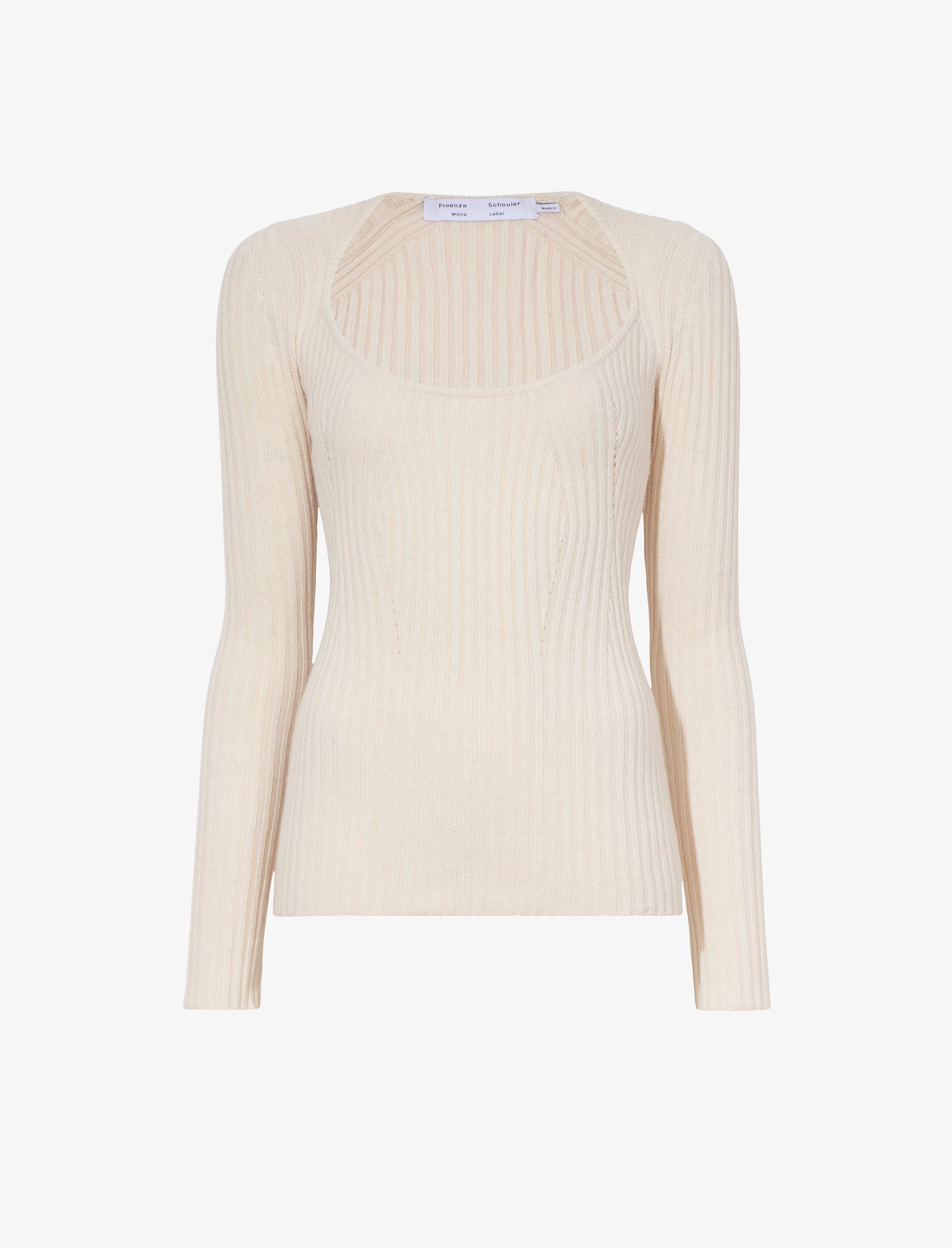 Plaited Rib Scoop Neck Sweater #5