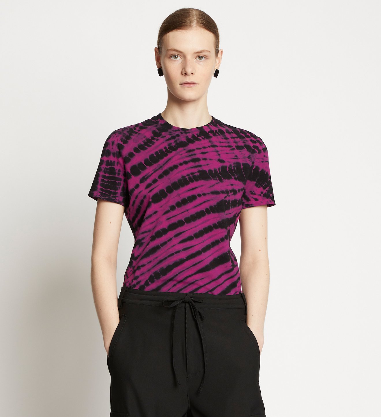 Tie Dye T-Shirt in magentablk | Proenza Schouler