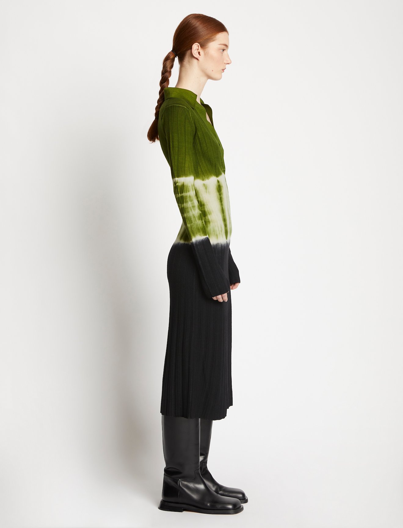 Dip Dye Knit Dress #1