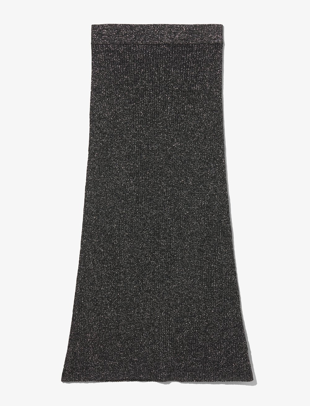 Lurex Rib Knit Skirt