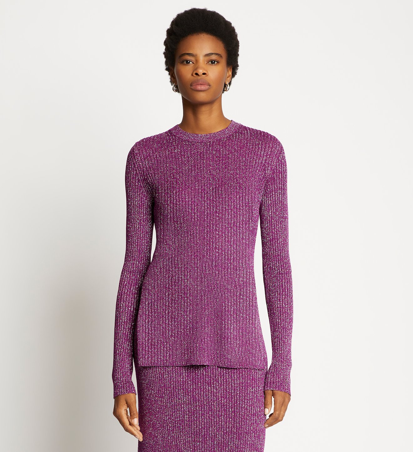 Lurex Crewneck Sweater