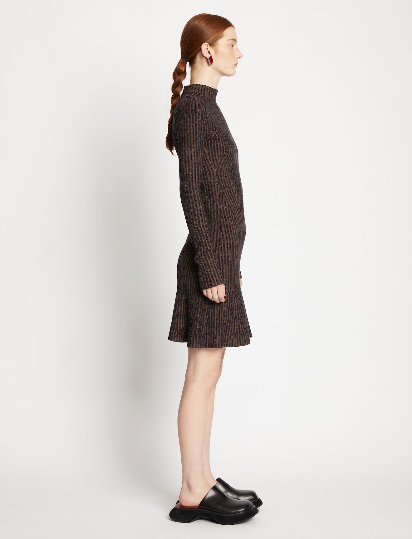 Plaited Rib Sweater Dress #1
