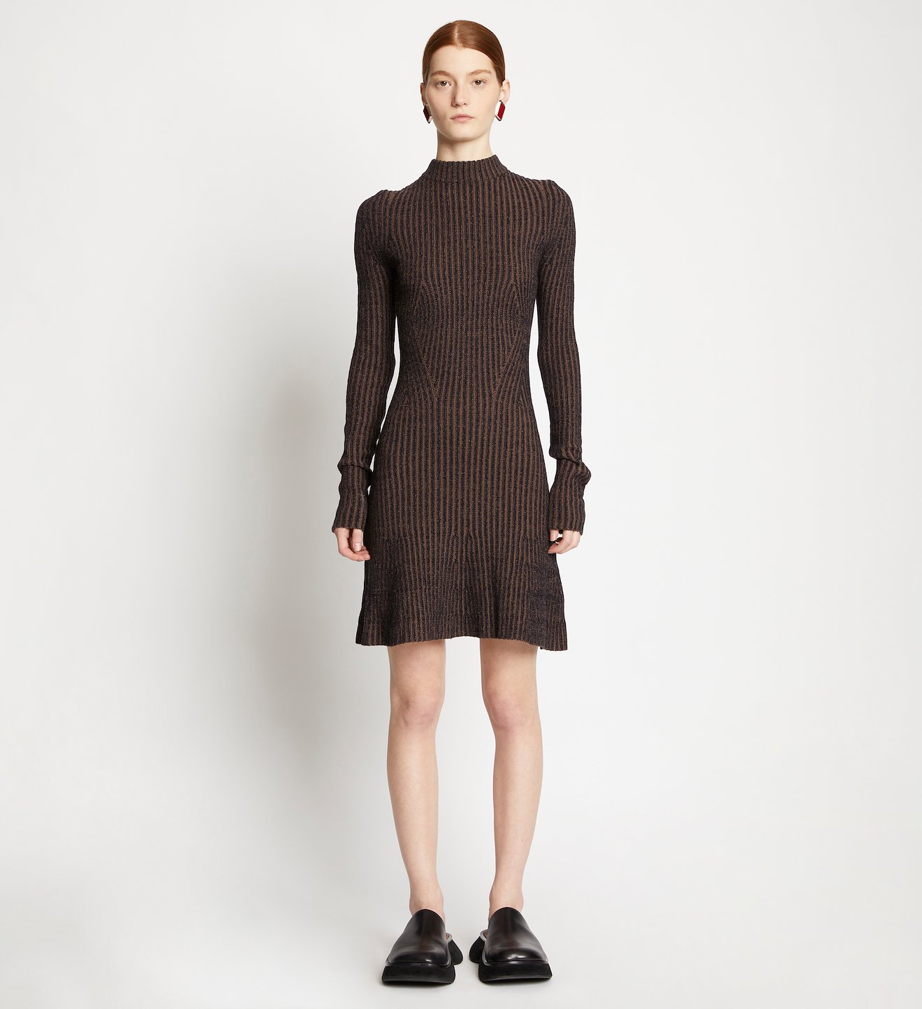 Plaited Rib Sweater Dress