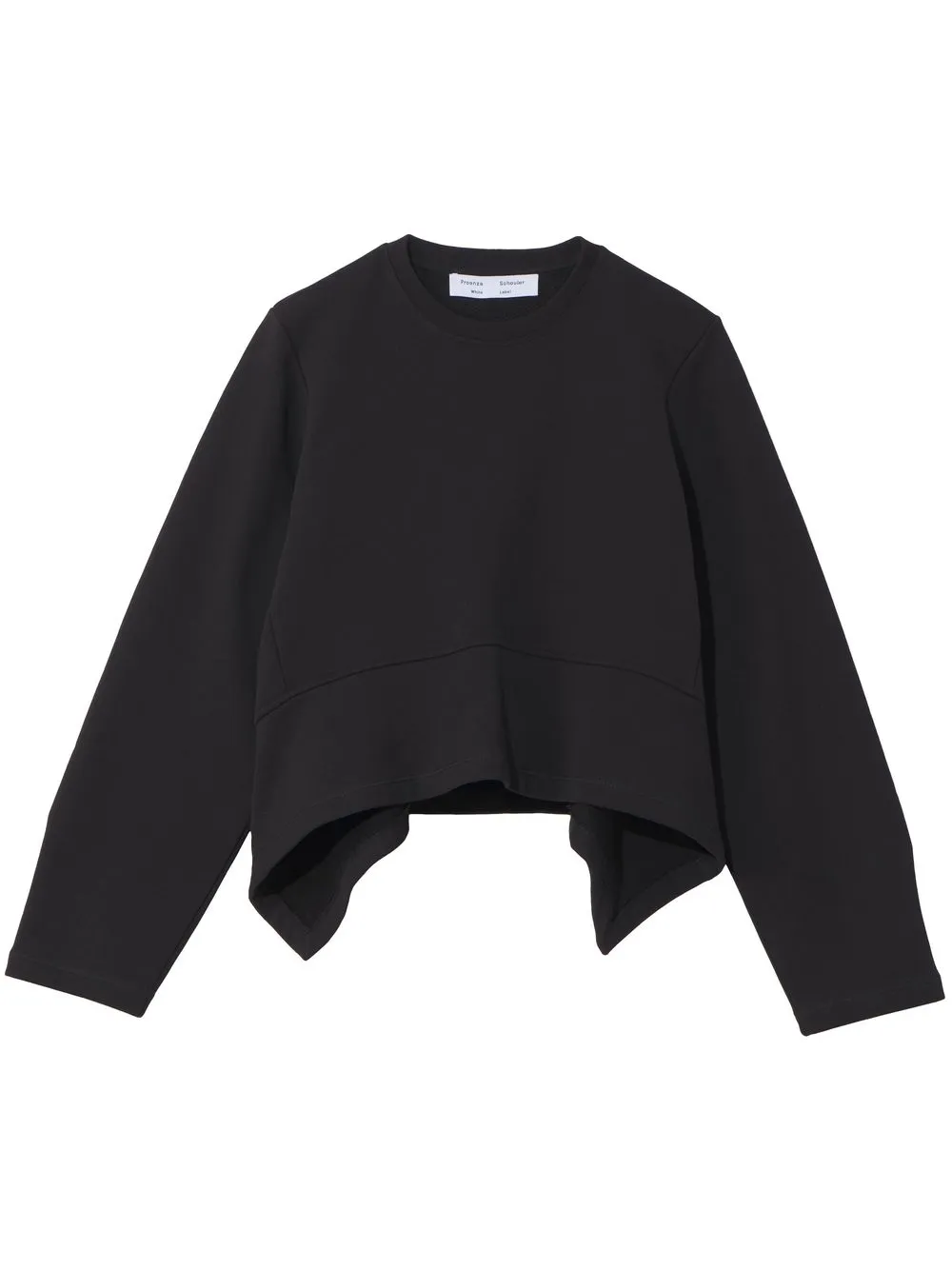 

Proenza Schouler White Label sudadera con cuello redondo - Negro