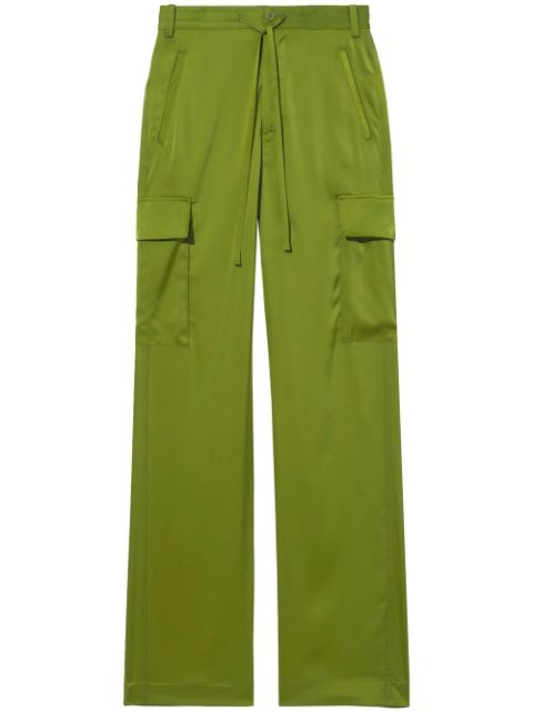 Proenza Schouler White Label drawstring-fastening cargo trousers
