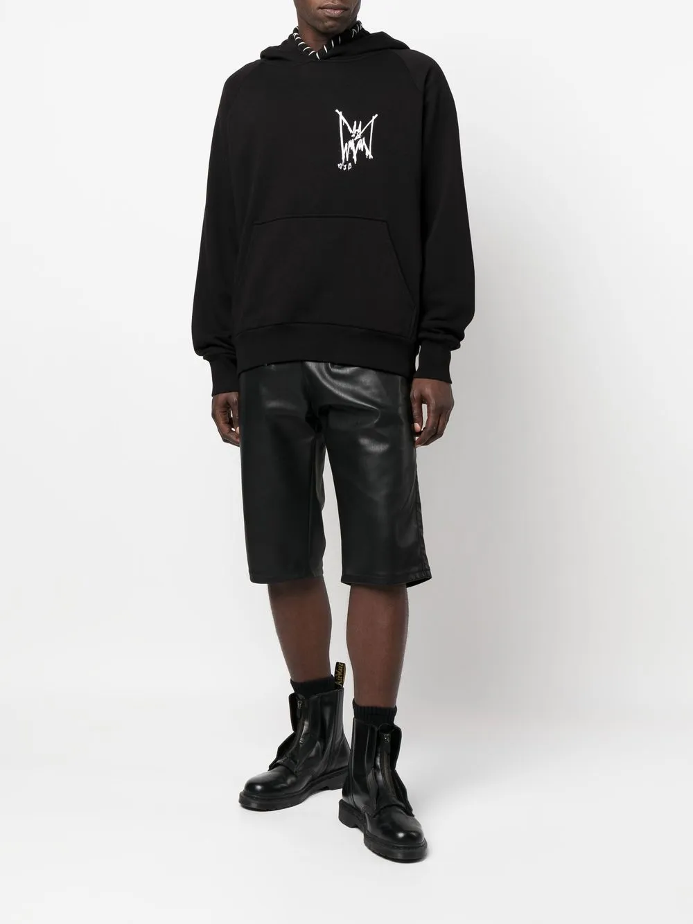 MJB Marc Jacques Burton logo-print long-sleeve hoodie | Hoodies | Image 2