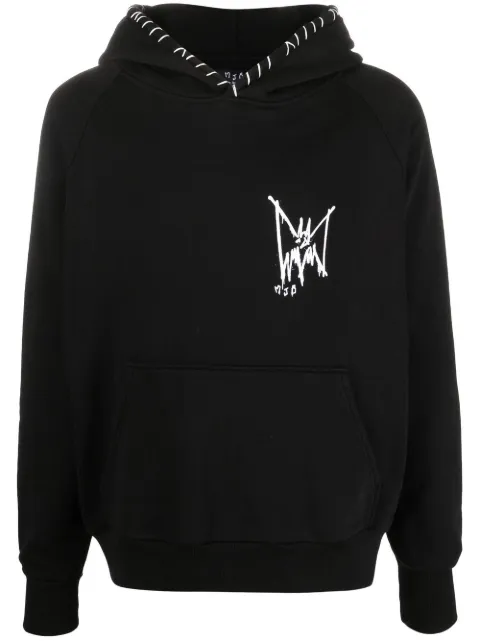 MJB Marc Jacques Burton logo-print long-sleeve hoodie 