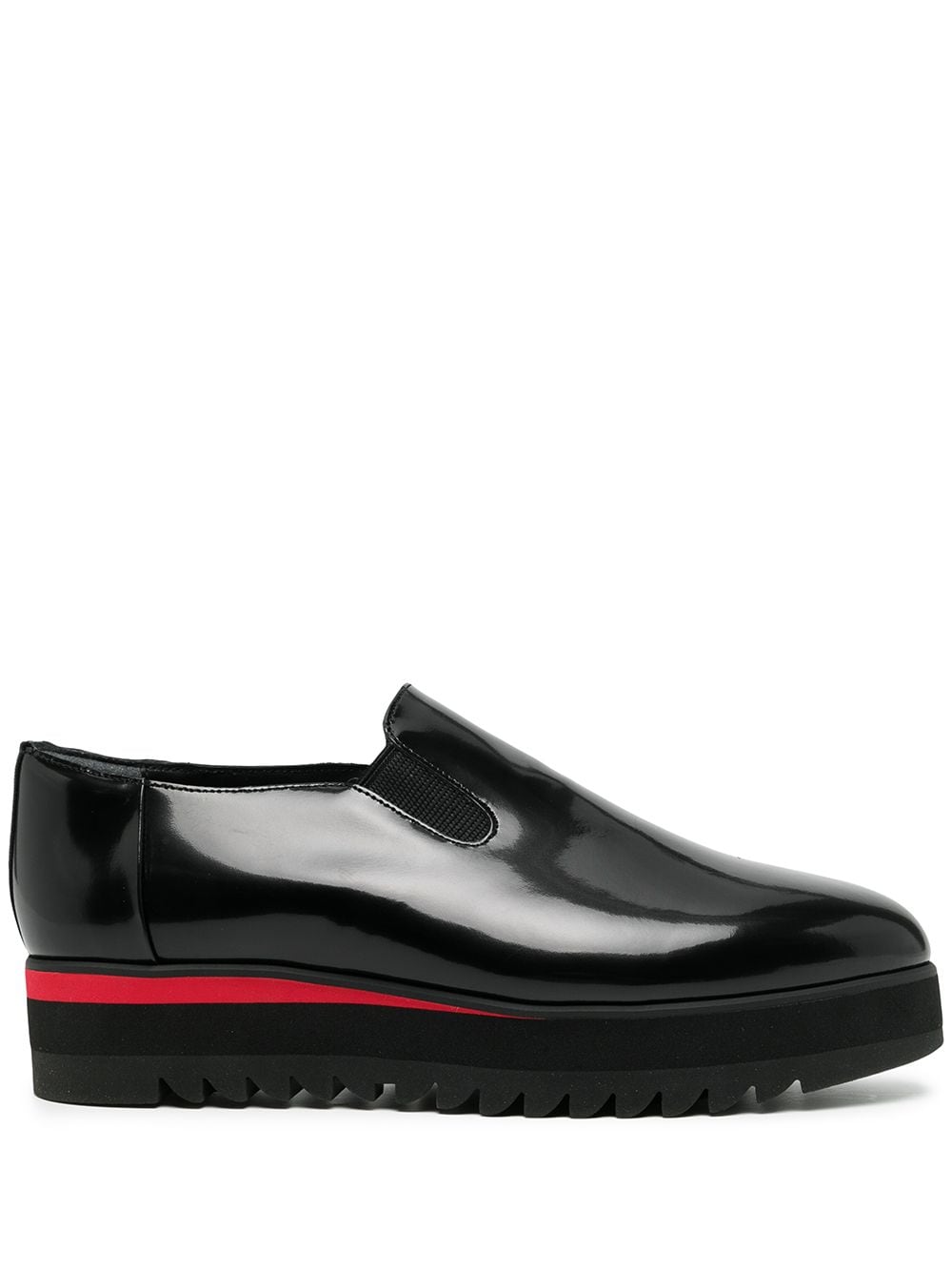 

Onitsuka Tiger flatform slip-on loafers - Black