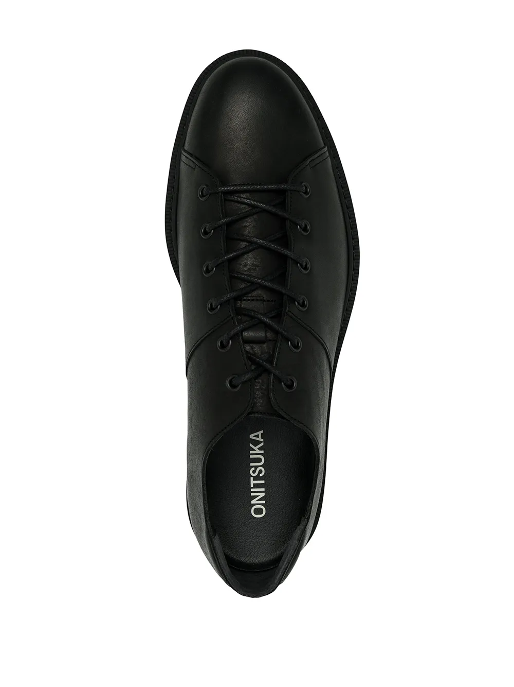 leather lace-up shoes