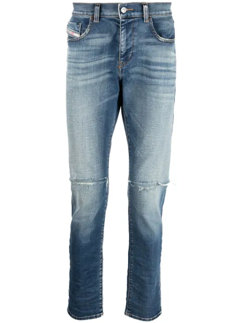 Diesel skinny jeans con tiro bajo