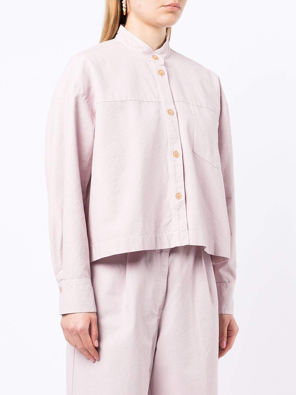 Forte Forte Collarless Shirt Jacket - Farfetch