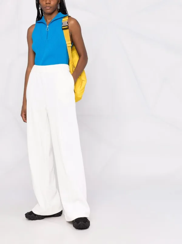 12 STOREEZ wide-leg stitched-crease 