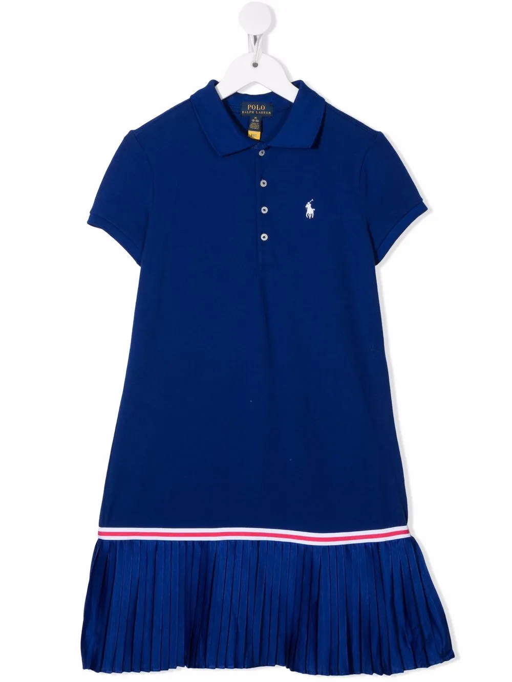 

Ralph Lauren Kids vestido con logo bordado - Azul