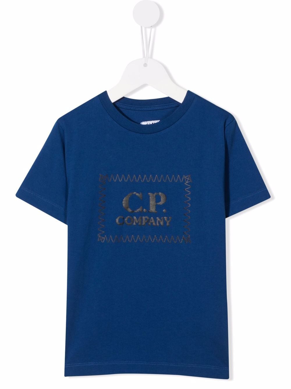 

C.P. Company Kids playera con logo estampado - Azul