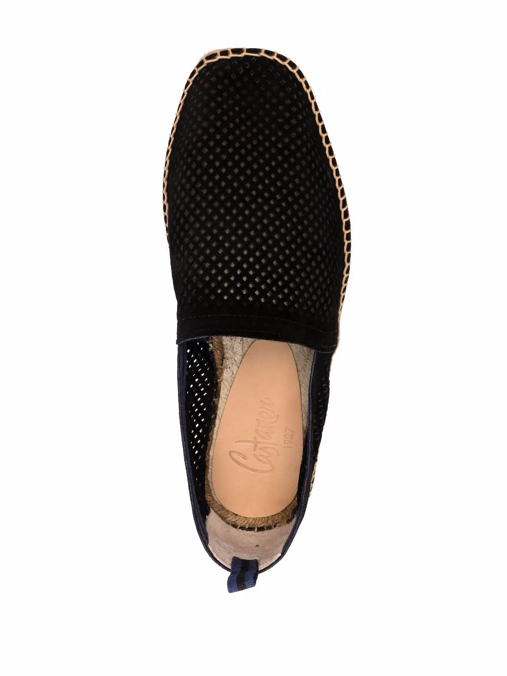 Castañer Leren espadrilles Zwart