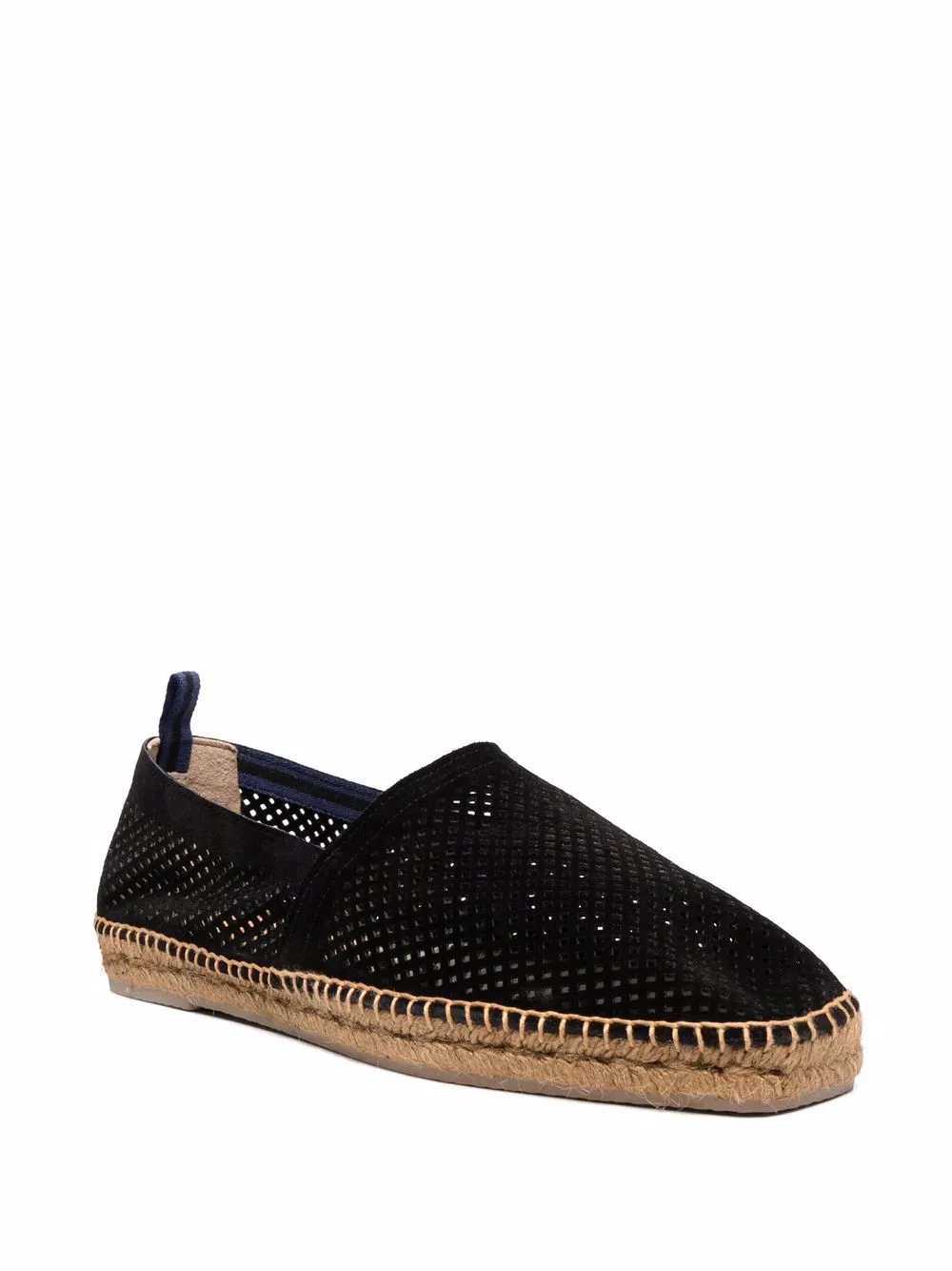 Castañer Leren espadrilles - Zwart