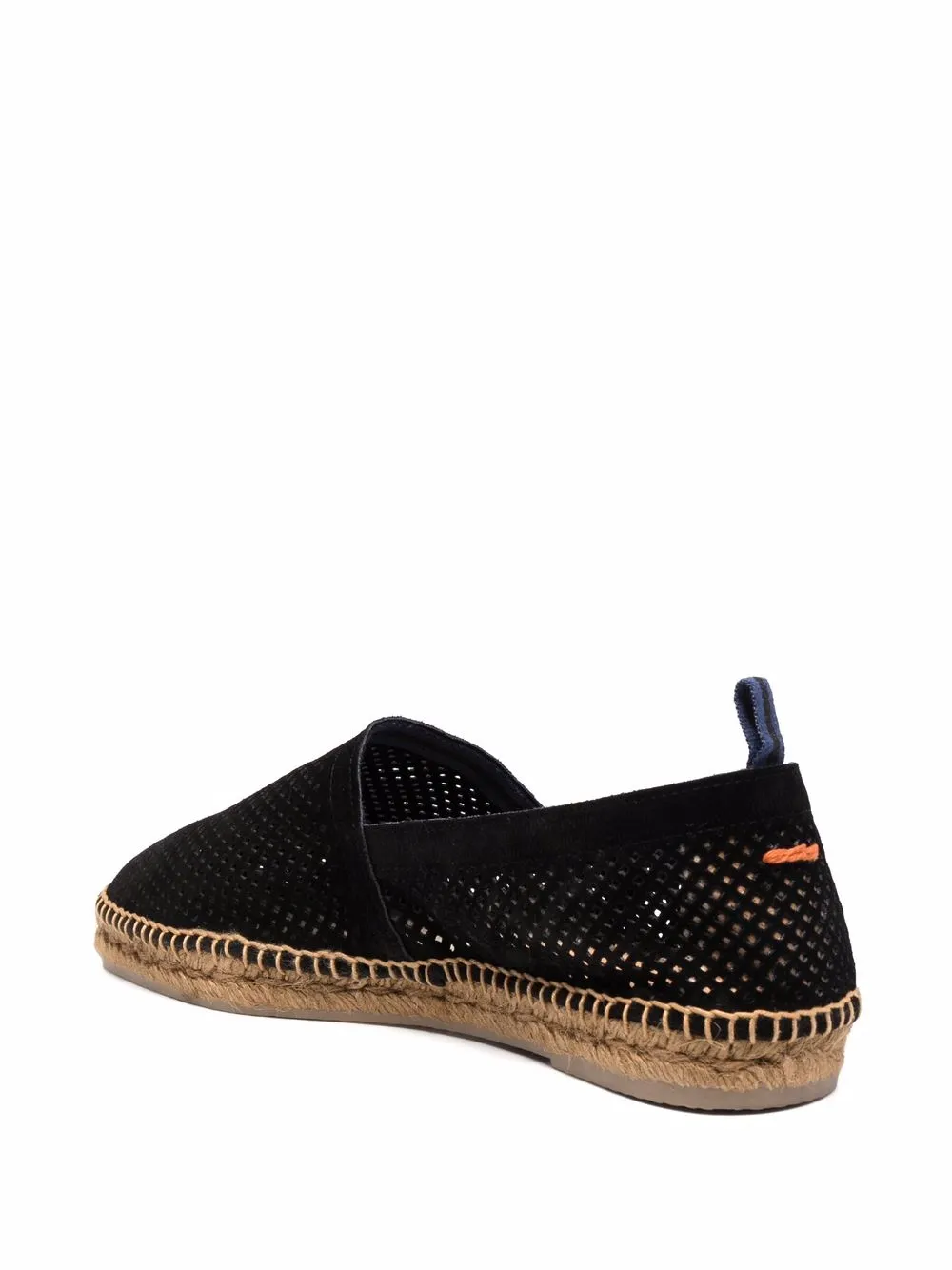 Castañer Leren espadrilles Zwart