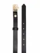 Chiara Ferragni logo-buckle leather belt
