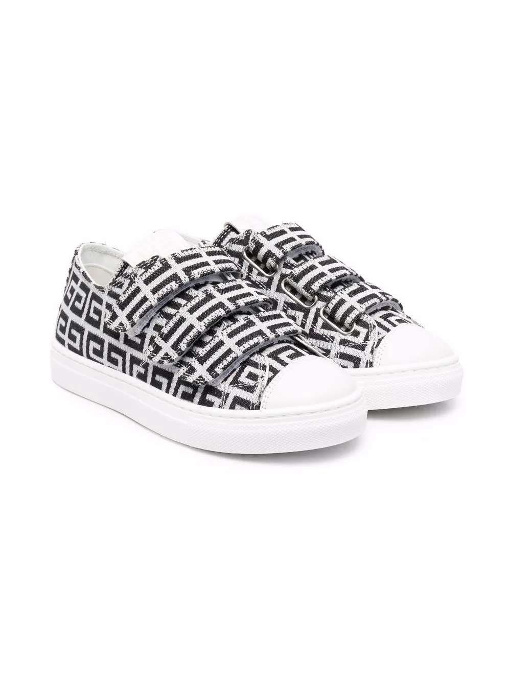 

Givenchy Kids tenis con motivo 4G - Negro