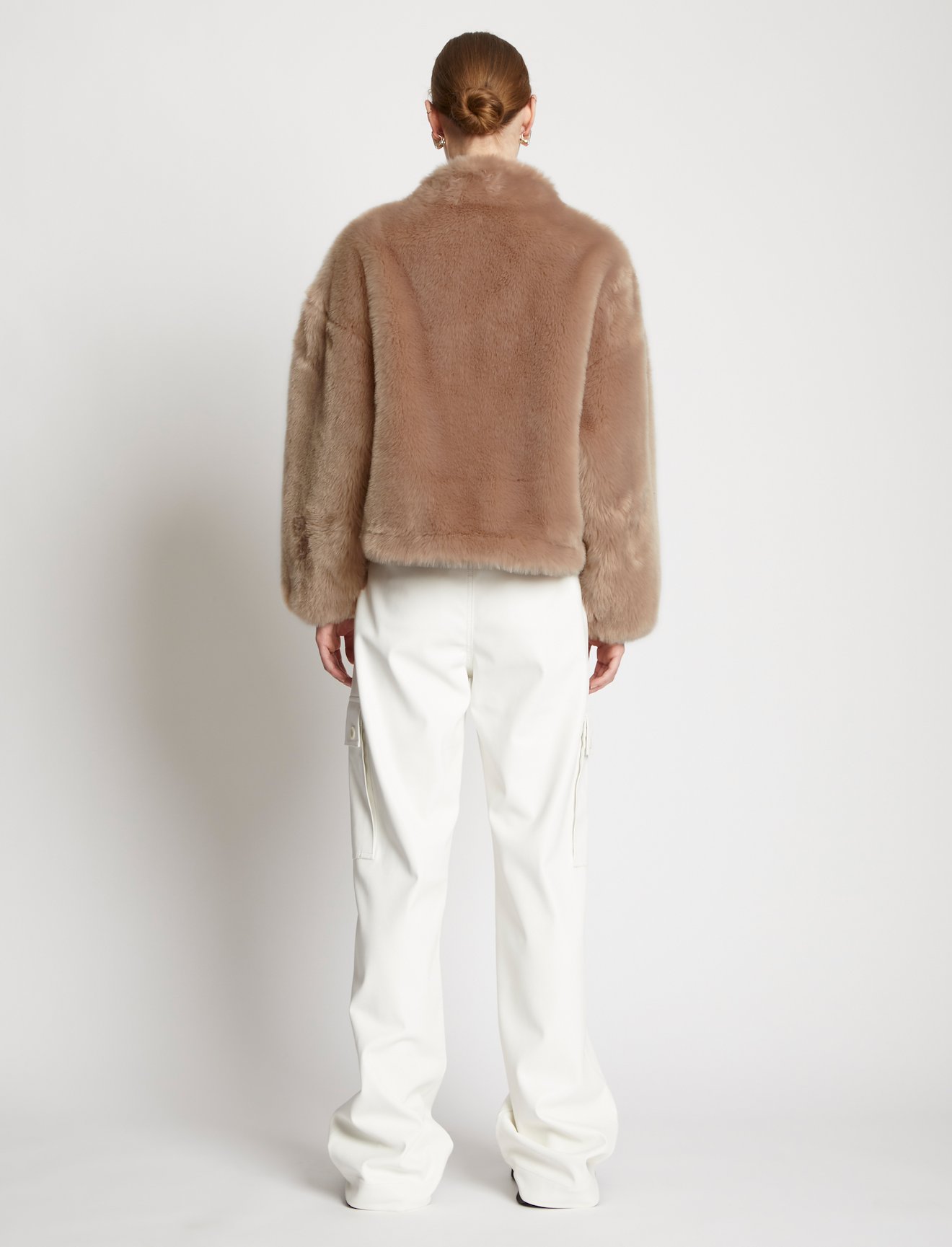 Faux Fur Cropped Jacket #3