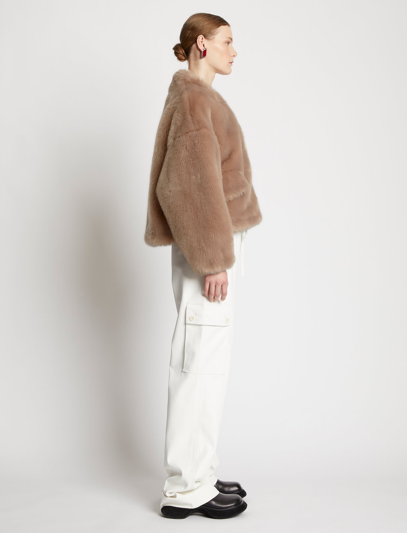 Faux Fur Cropped Jacket #2