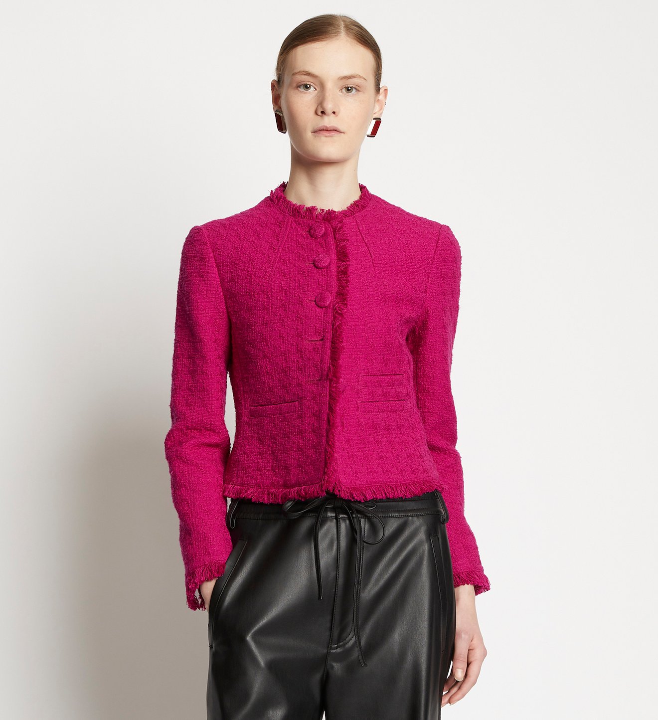 Cropped Tweed Jacket