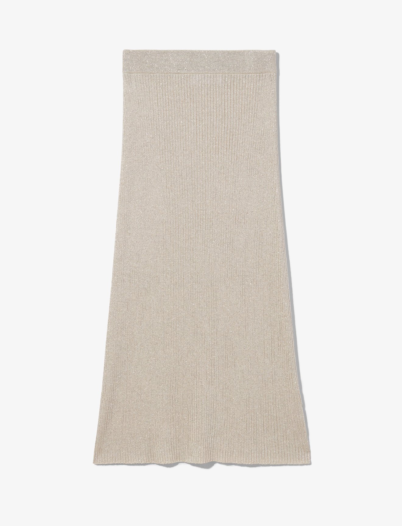 Lurex Rib Knit Skirt #4