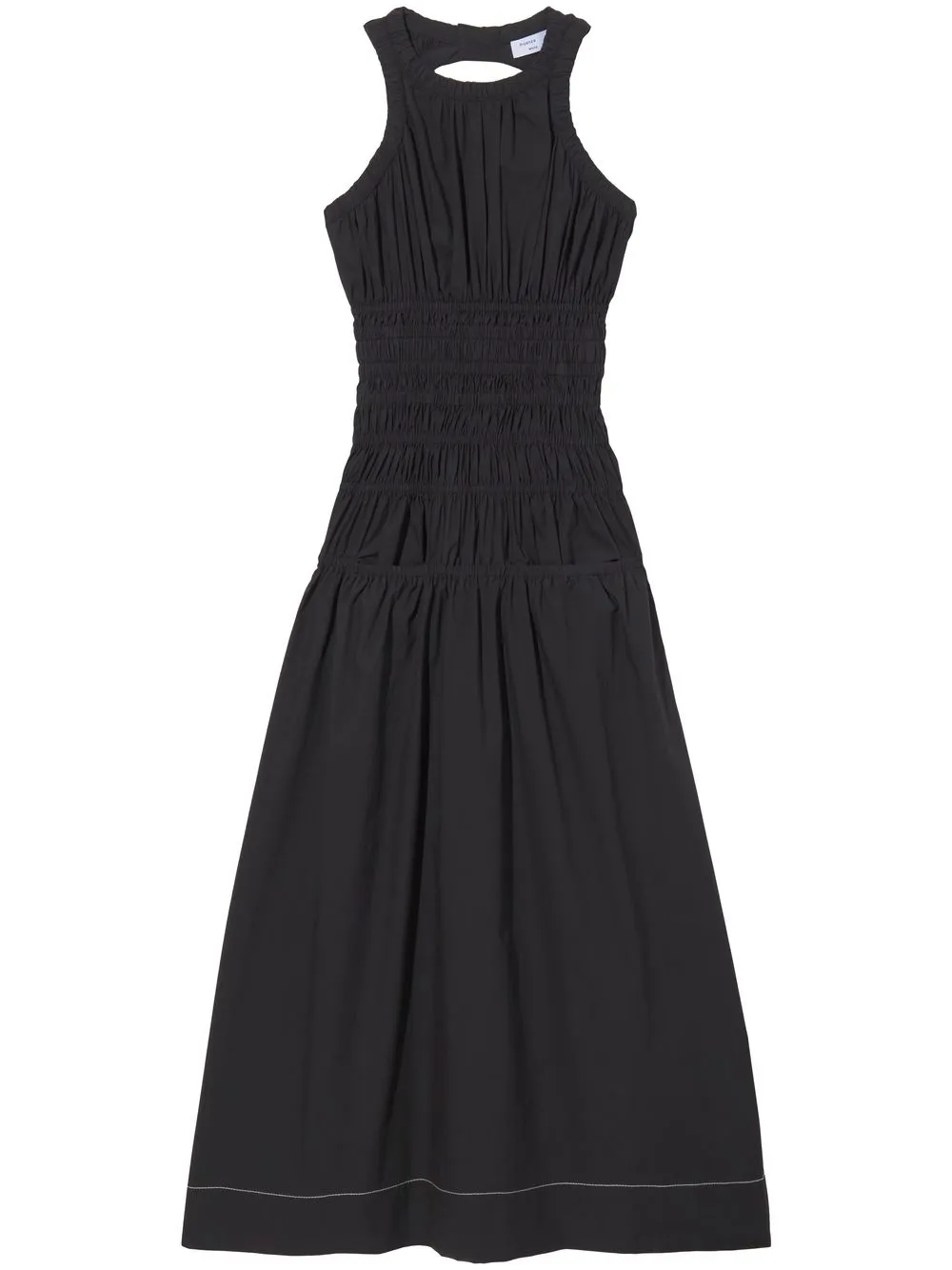 

Proenza Schouler White Label vestido acampanado con volantes - Negro