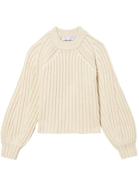 Proenza Schouler White Label plaited rib crewneck jumper