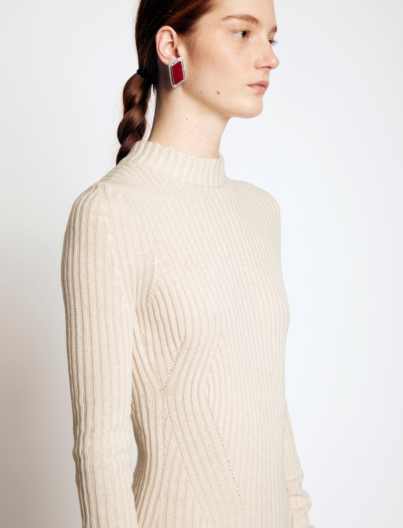 Plaited Rib Sweater Dress #3