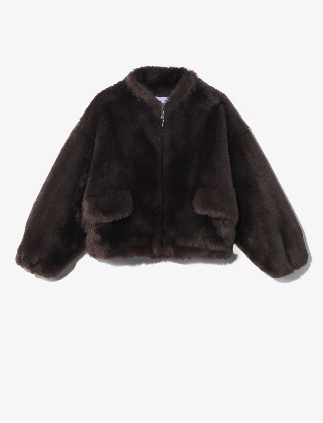Faux Fur Cropped Jacket #5