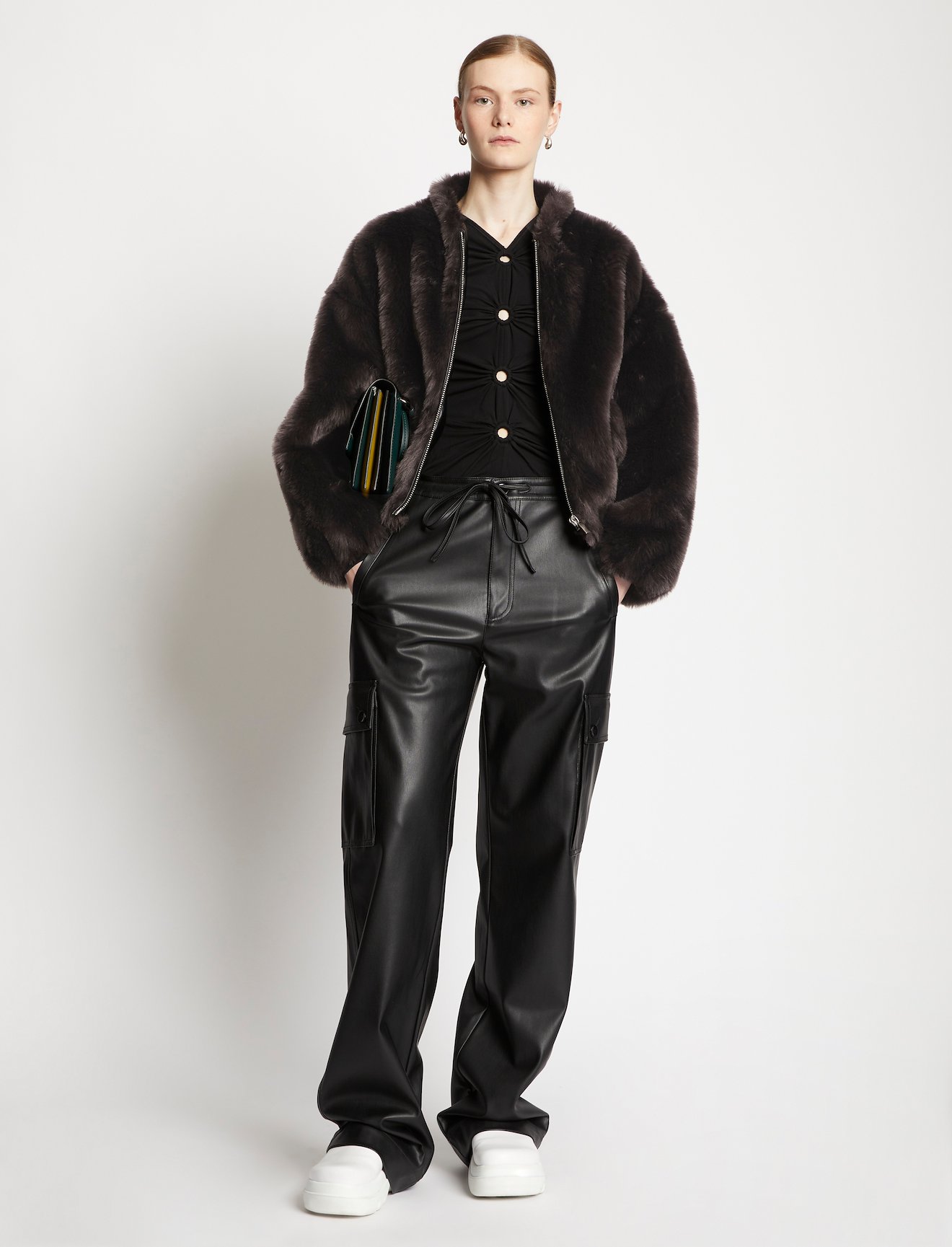 Faux Fur Cropped Jacket #6
