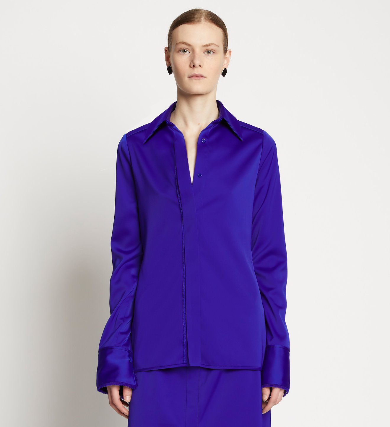 Stretch Satin Shirt